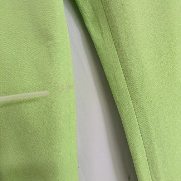 Lilly Pulitzer Green Stretch Pants Size 8 Floral Cuffs Stretchy 90's Retro - Picture 10 of 11